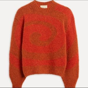 PALOMA WOOL TWISTER SWEATER RED SIZE S